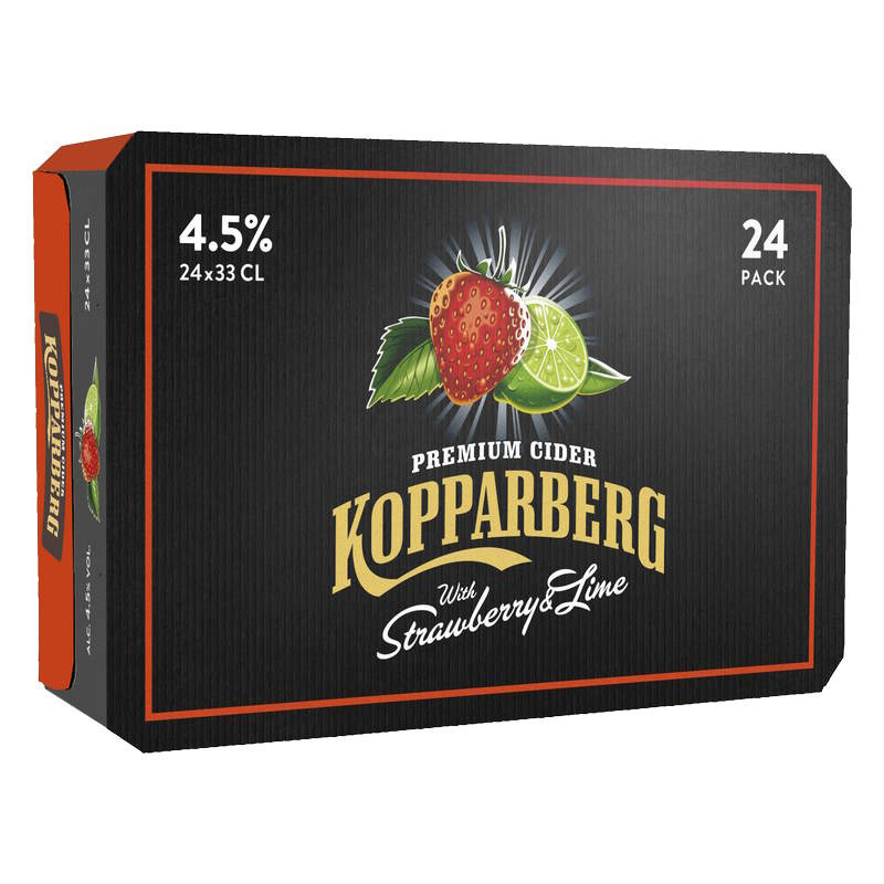 KOPPARBERG Μηλίτης Φράουλα & Λάιμ 24x500ml