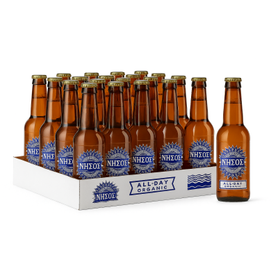 ΝΗΣΟΣ Μπύρα All Day Lager 330ml 24pcs bio
