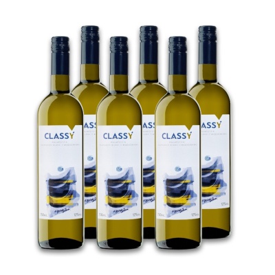 ΣΤΡΟΦΙΛΙΑ Classy Οίνος Λευκός 12,5%VOL 750ml 6τεμ