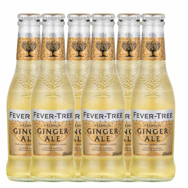 FEVER TREE GINGER ALE 6x200ml