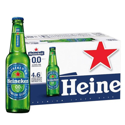 HEINEKEN ALCOHOL FREE BEER lAGER BOTTLE 330ml 24pcs