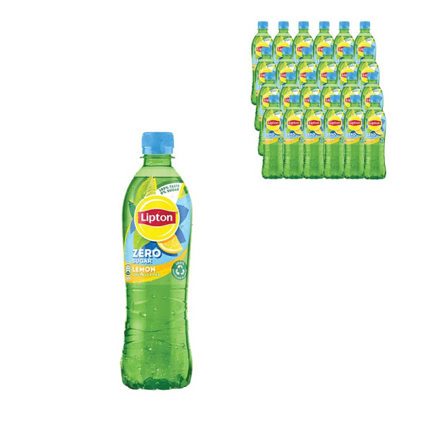 LIPTON GREEN LEMON ZERO SUGAR 24x500ml