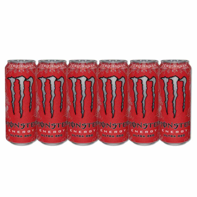 MONSTER ENERGY DRINK ULTRA RED 6x500ml