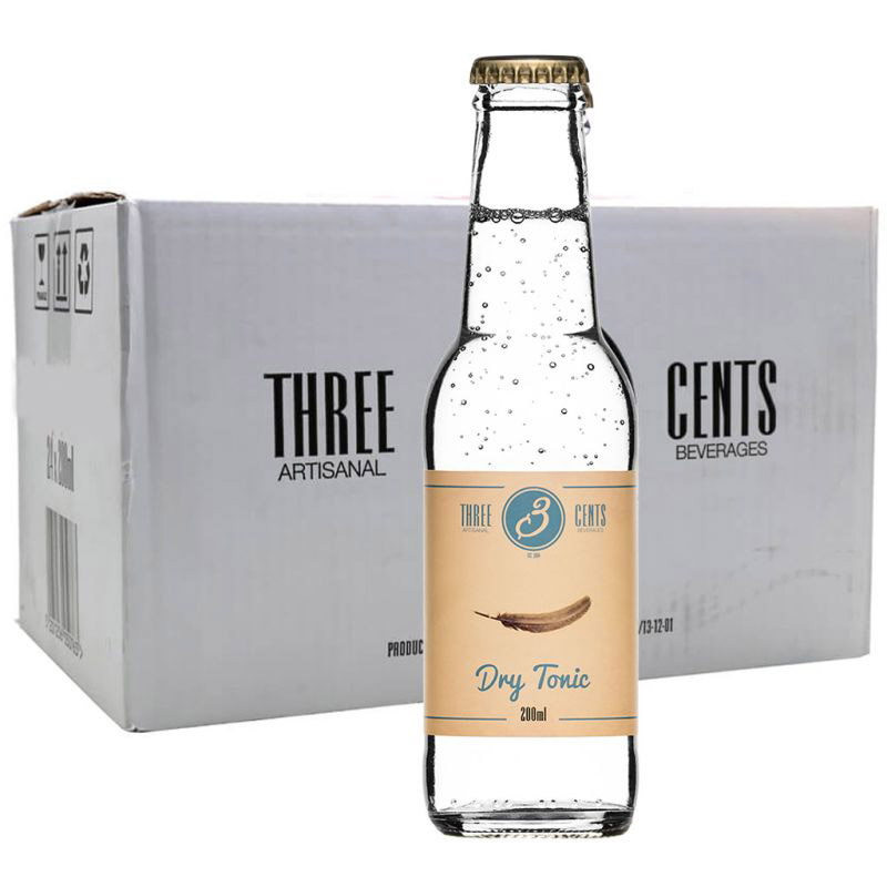 THREE CENTS DRY TONIC 200ml 24pcs