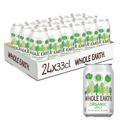 WHOLE EARTH SPARKLING APPLE 24x330ml bio