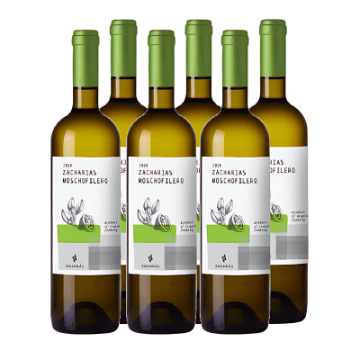 ZACHARIAS MOSCHOFILERO 13.5%VOL 750ML BIO 6PCS