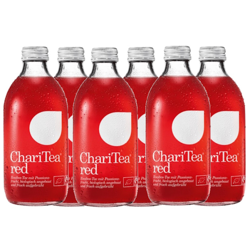 CHARI TEA RED BIO 330ml 6pcs