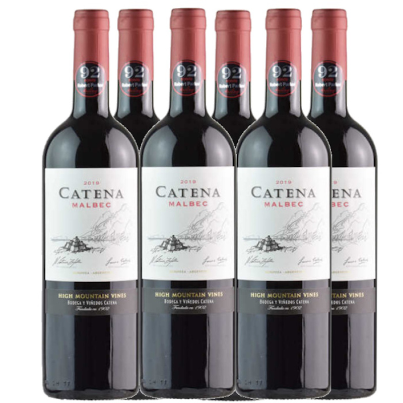 CATENA MALBEC FROM ARGENTINA 13.5%VOL 750ml 6pcs