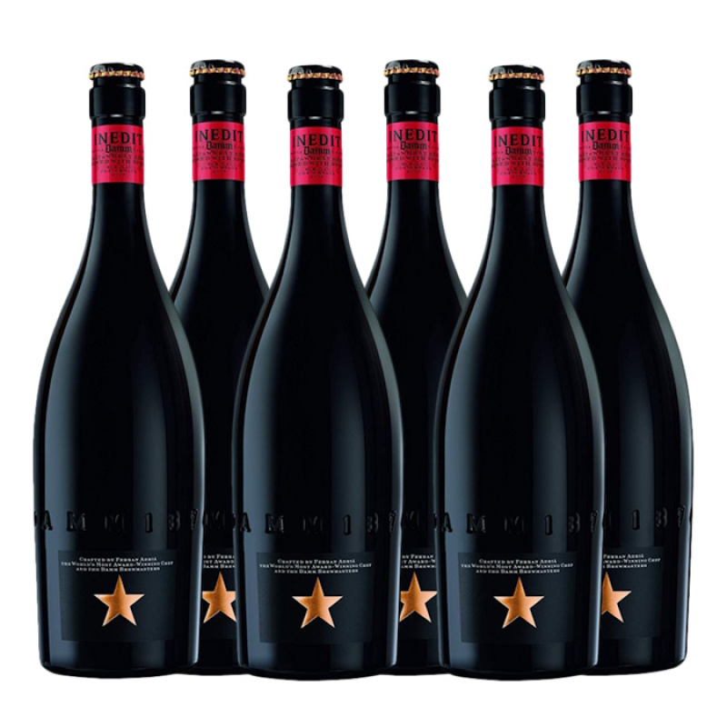 ESTRELLA DAMM INEDIT BEER BOTTLE 750ml 6pcs