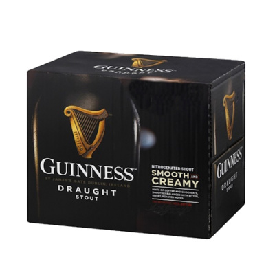 GUINNESS DRAUGHT STOUT BOTTLE 330ml 24pcs