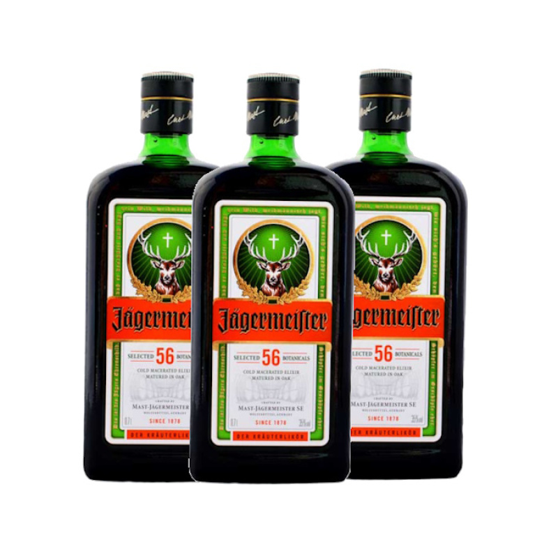 JAGERMEISTER GERMANY LIQUER 35%VOL 700ml 3pcs