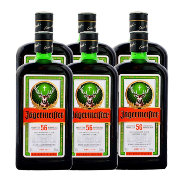 JAGERMEISTER GERMANY LIQUER 35%VOL 700ml 6pcs