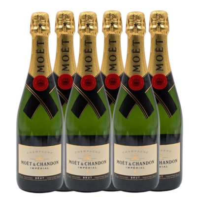 MOET & CHANDON BRUT 12%VOL 750ml 6pcs