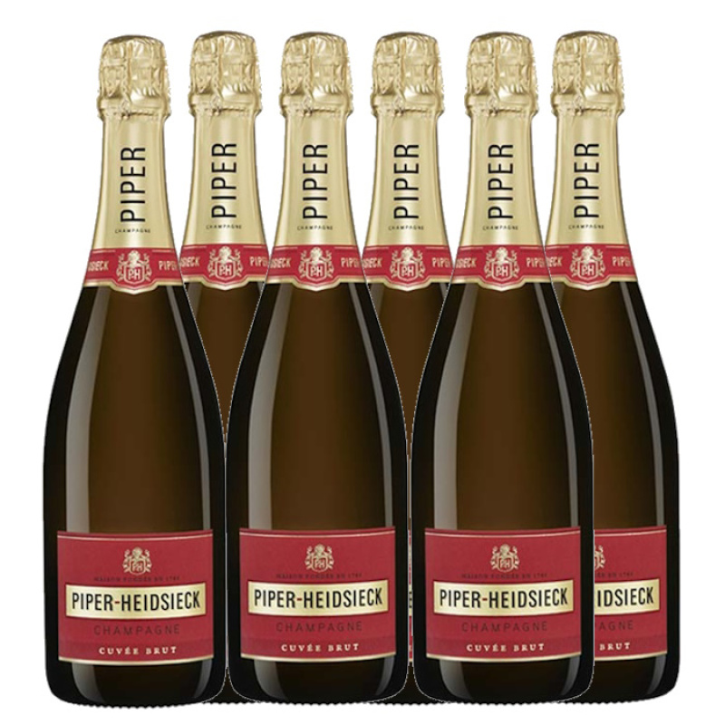 PIPER HEIDSIECK CUVEE BRUT CHAMPAGNE 12%VOL 750ml 6pcs