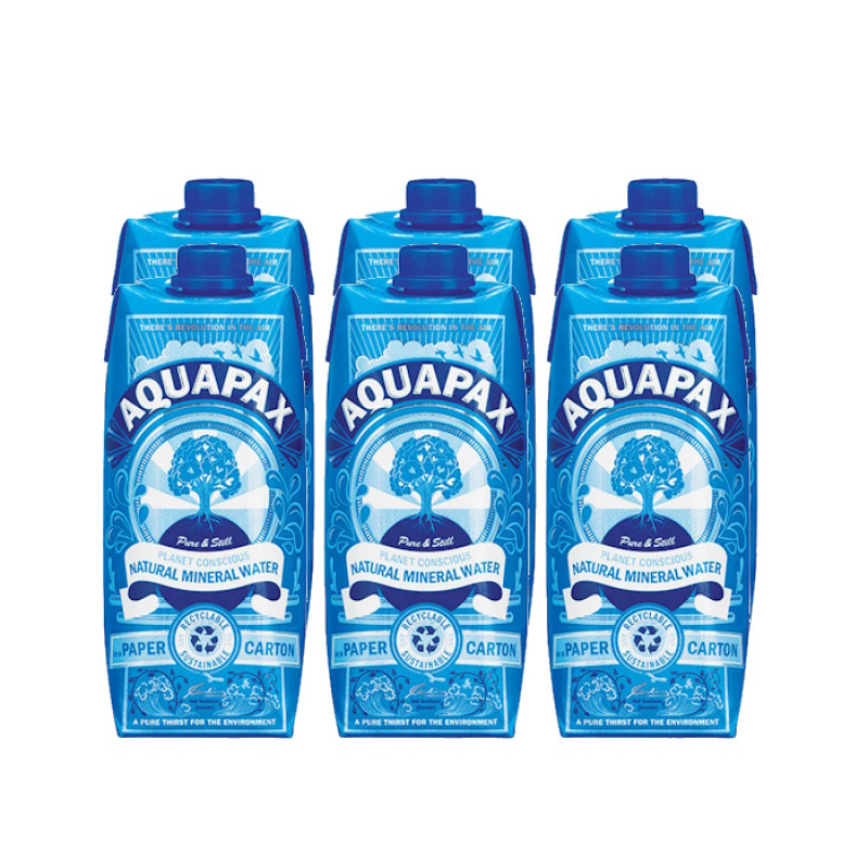 AQUAPAX Φυσικό Μεταλλικό Νερό 500ml 6τεμ