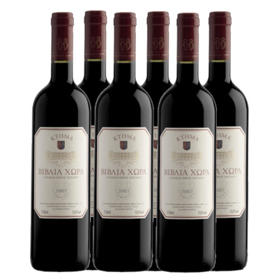 VIVLIA XORA RED WINE 13.5%VOL 750ml 6pcs