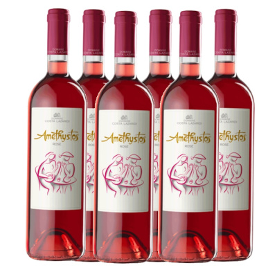 LAZARIDI AMETHYSTOS ROSE WINE 13%VOL 750ml 6pcs