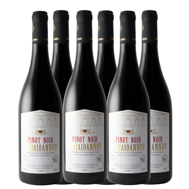 PAPAIOANNOU ESTATE PINOT NOIR 14.5%VOL 750ml bio 6pcs