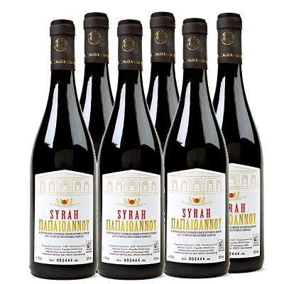 PAPAIOANNOU ESTATE SYRAH 13%VOL 750ML BIO 6PCS
