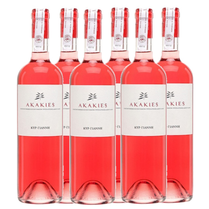 KYR YIANNI AKAKIES ROSE WINE 13%VOL 750ml 6pcs