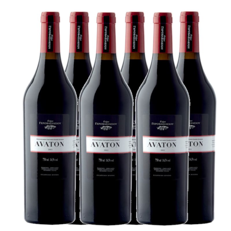 GEROVASSILIOU ESTATE AVATON RED WINE 14.5%VOL 750ml 6pcs