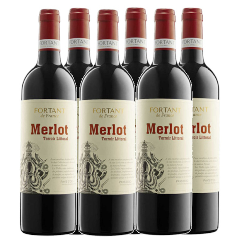 FORTANT DE FRANCE MERLOT 750ml 6pcs