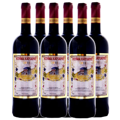 KATSAROU ESTATE RED WINE 750ml 6pcs