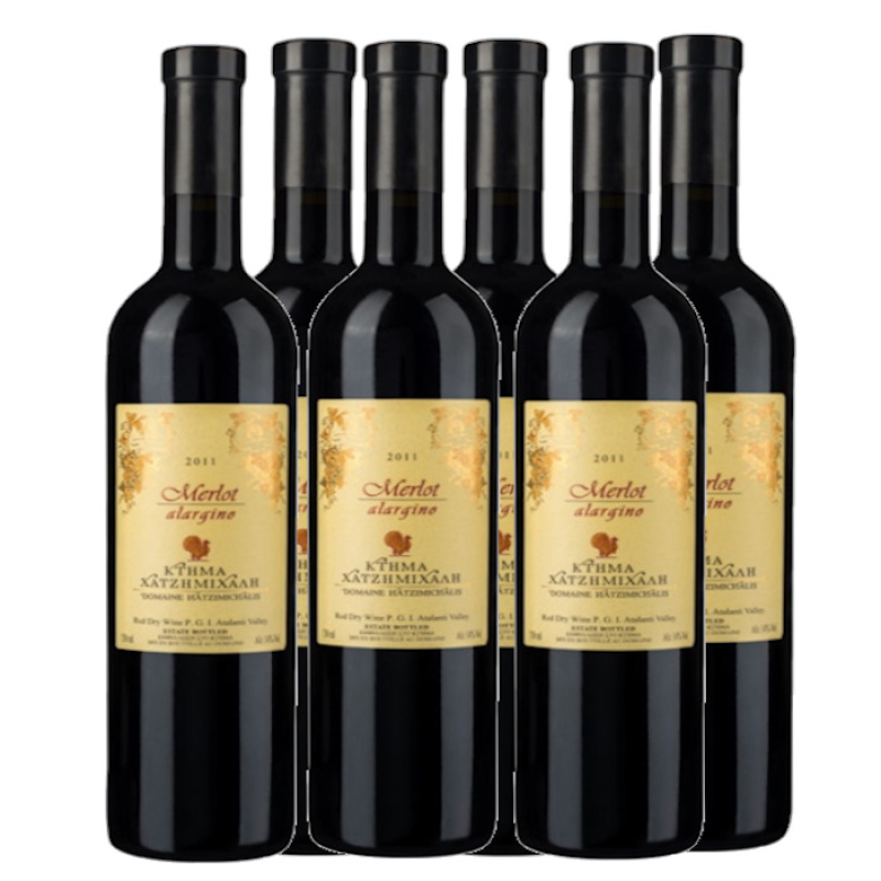 XATZIMICHALIS MERLOT “ALARGINO” 13,5%VOL 750ml 6pcs