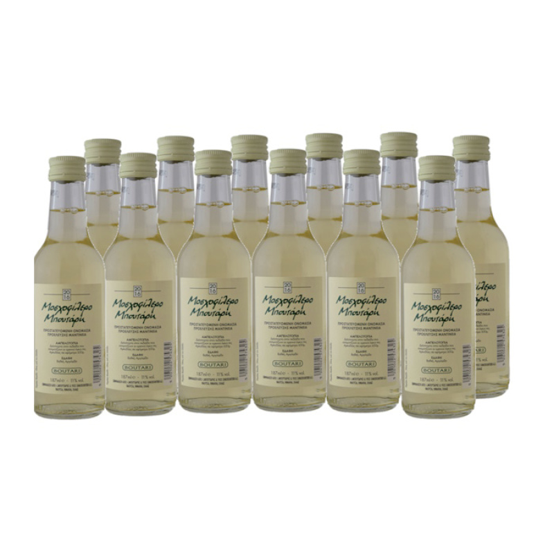 BOUTARIS MOSCHOFILERO DRY WHITE WINE 187ml 12pcs