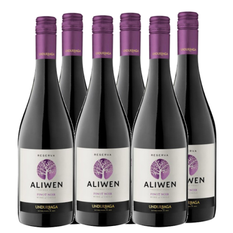 ALIWEN PINOT NOIR RESERVA13.5%VOL 750ml 6pcs