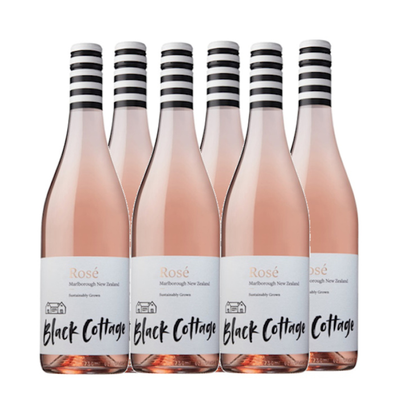 BLACK COTTAGE ROSE MARLBOROUGH NEW ZEALAND 750ml 6pcs