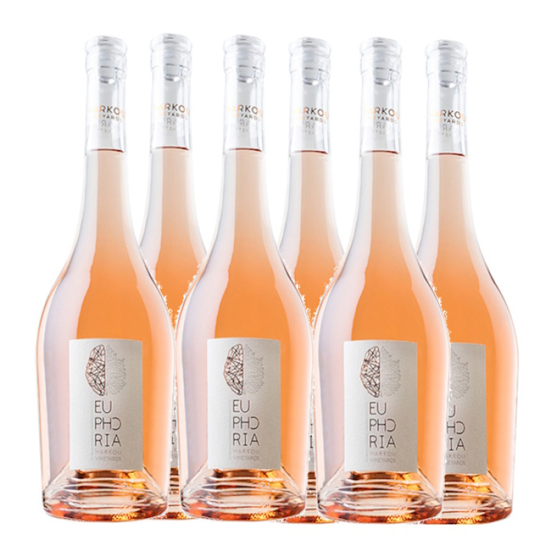 MARKOU EUPHORIA ROSE WINE 12%VOL 750ml 6pcs