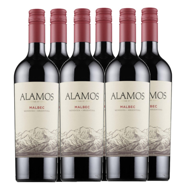 ALAMOS MALBEC FROM ARGENTINA 13%VOL 750ml 6pcs