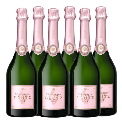 DEUTZ ROSE BRUT CHAMPAGNE 12%VOL 750ml 6pcs