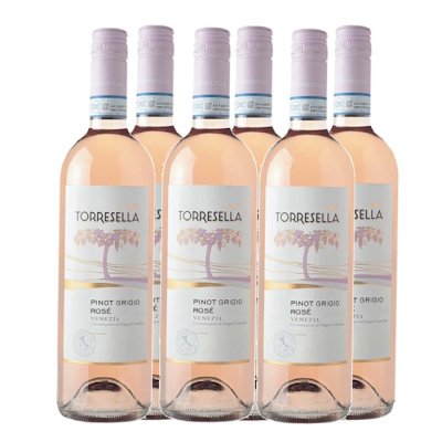 TORRESELLA PINOT GRIGIO ROSE VENEZIA 12%VOL 750ml 6pcs