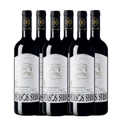 KARIPIDIS ESTATE SYRAH 13.5%VOL 750ml bio 6pcs