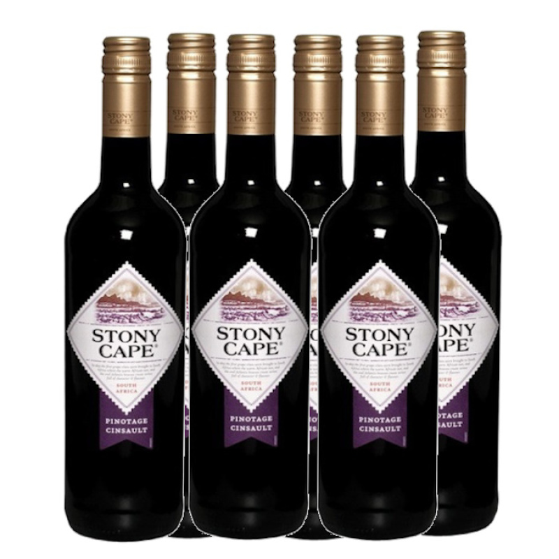 STONY CAPE PINOTAGE CINSAULT 13%VOL 750ml 6pcs