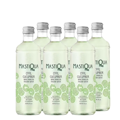 MASTIQUA GREEK CUCUMBER WITH SPARKLING MASTIHA WATER 6x330ml