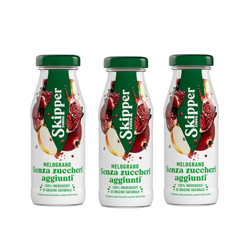 SKIPPER ZUEGG POMEGRANATE AND APPLE 200ml 3pcs