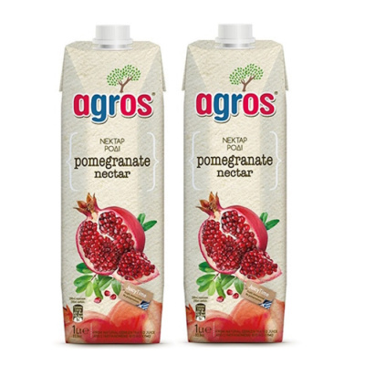 AGROS POMEGRANATE NECTAR 1lt 2pcs