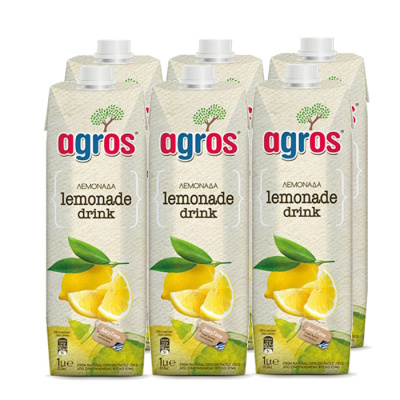 AGROS LEMONADE DRINK 1lt 6pcs