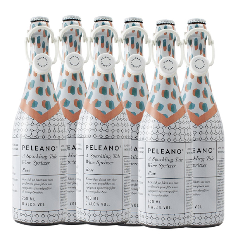 PELEANO WINE SPRITZER ROSE 6%VOL 750ml 6pcs