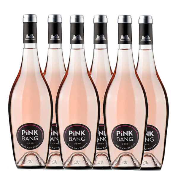 WINE ART PINK BANG ROSE WINE12%VOL 750ml 6pcs