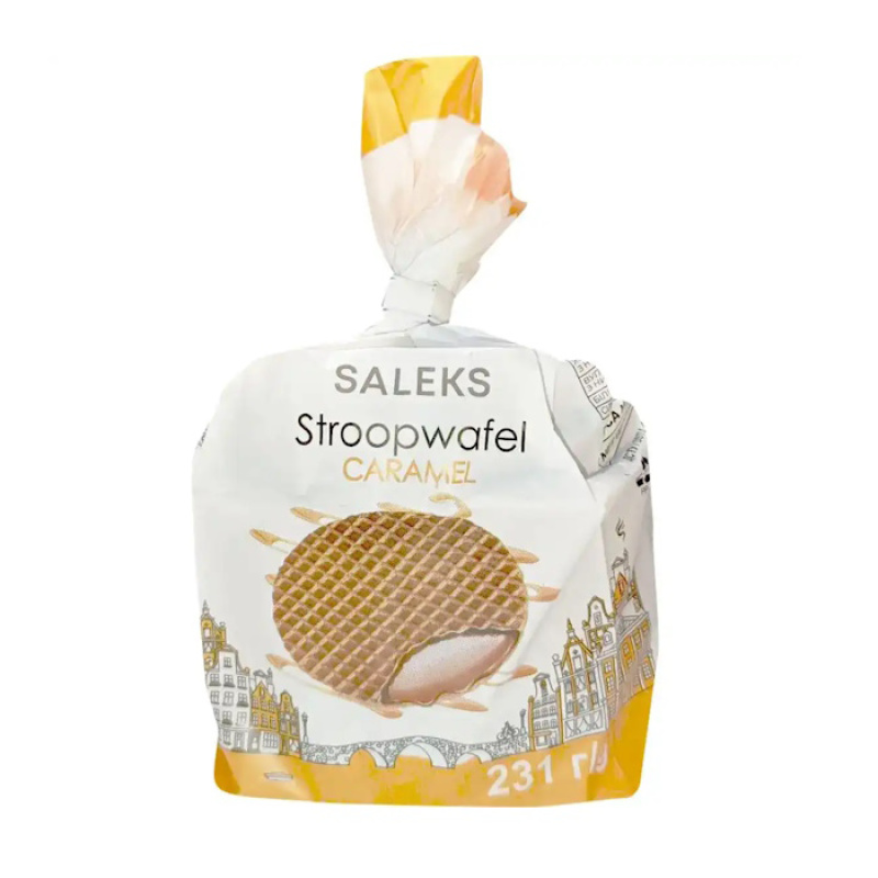 SALEKS WAFFLE CARAMEL 231gr