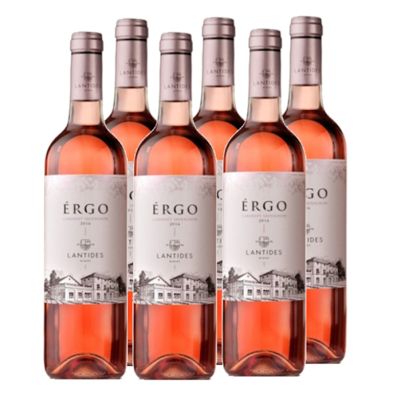 LANTIDES ERGO CABERNET SAUVIGNON ROSE 12.5%VOL 750ml 6pcs