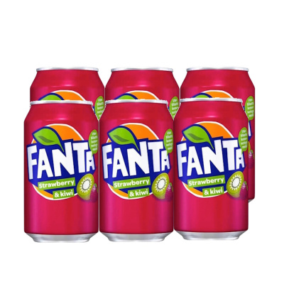 FANTA STRAWBERRY-KIWI CAN 330ml 6pcs