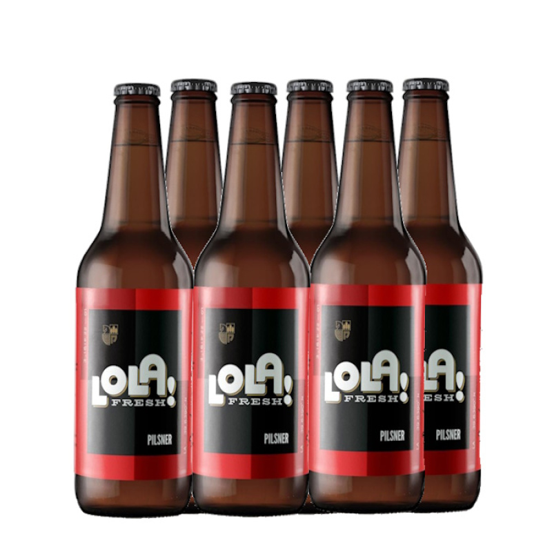 LOLA FRESH BEER PILSNER 5%VOL 500ml 6pcs