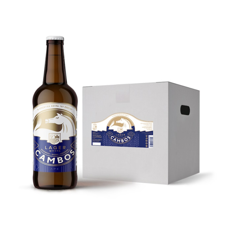 CAMBOS BEER LAGER 4,5%VOL 500ml 6pcs