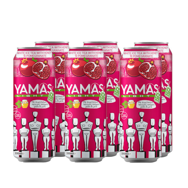 YAMAS ICE TEA POMEGRANATE LIGHT CAN 330ml 6pcs