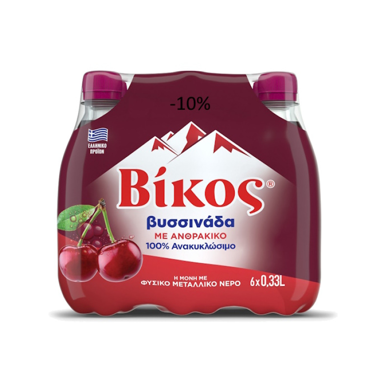 VIKOS SOUR CHERRY JUICE 6x330ml -10%